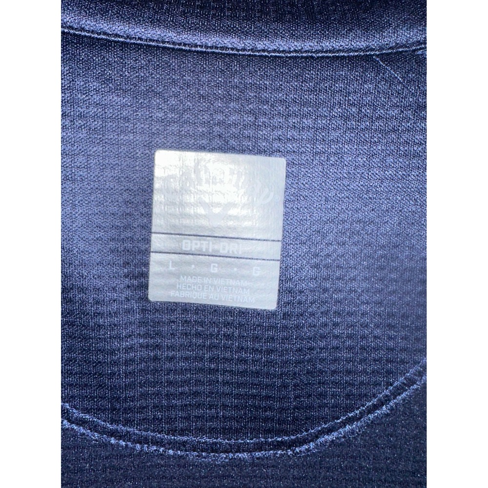 Callaway Golf Mens Pullover 1/4 Zip‎ Long Sleeve Dark Blue Opti-Dri Size Large - Picture 3 of 5